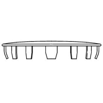Main product image of Plug Button w/ Hole, 2418-000-199