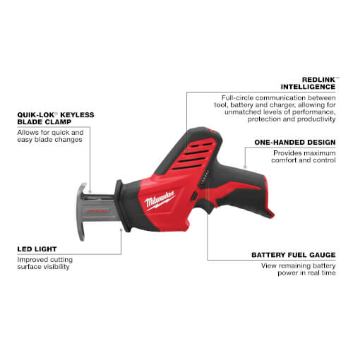 Main product image of M12 Cordless Hackzall Recip Saw (Tool Only)