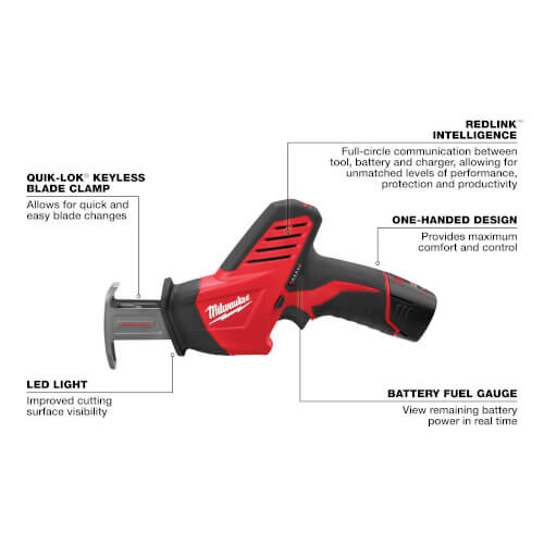 Main product image of M12 Cordless Hackzall Recip Saw Kit (w/ 1 Battery)