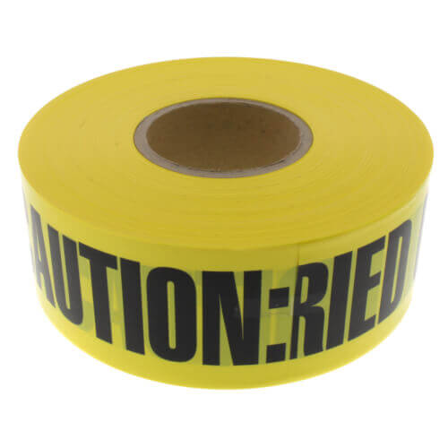 2426050 Walrich 2426050 "Caution Buried Gas Line Below" Yellow Non