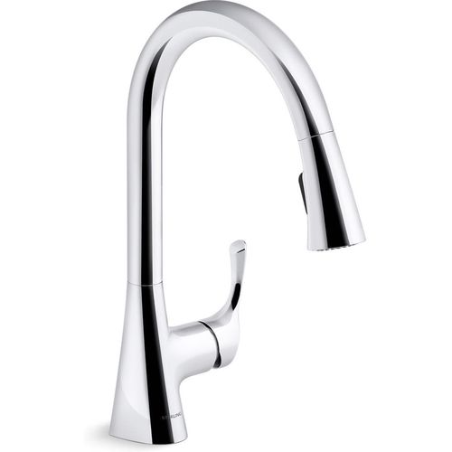 Main product image of Valton 1-Handle Pull Down Kitchen Faucet (Polished Chrome), 24276-CP