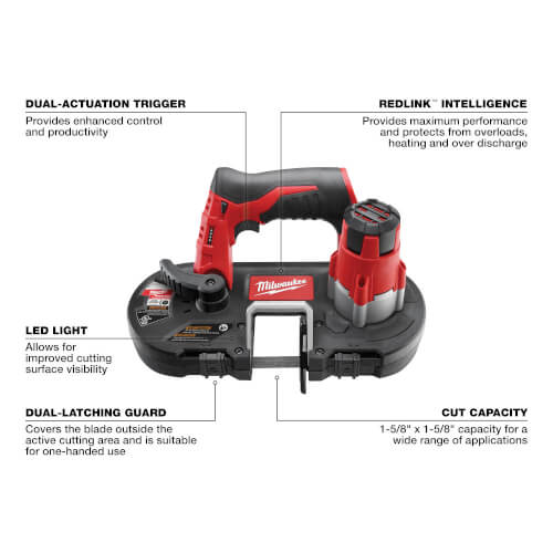 M12 Cordless Sub-Compact Band Saw (Bare Tool Only)