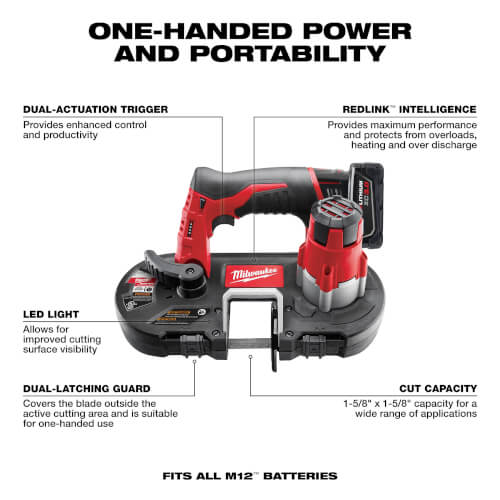 Main product image of M12 Cordless Sub-Compact Band Saw Kit