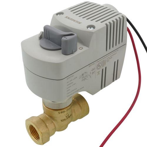 Main product image of 1/2" NPT 2-Way Normally Open Zone Valve SR Fail Safe Actuator, 2.5 Cv (24V)