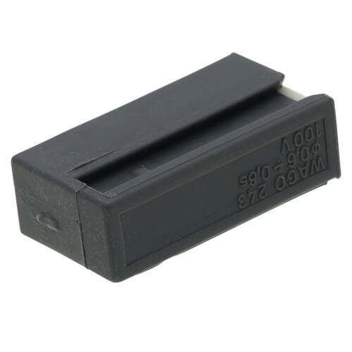 Main product image of Micro Push Wire Connector for Junction Boxes, 22-18 AWG - 8 Ports, Dark Gray