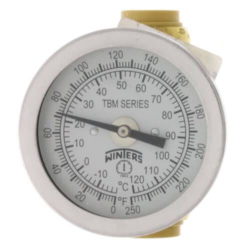 24437 SharkBite 24437 SharkBite Temperature Gauge with 1/2" Tee