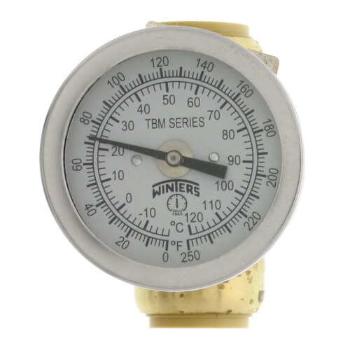 24439 SharkBite 24439 SharkBite Temperature Gauge with 3/4" x 3/4
