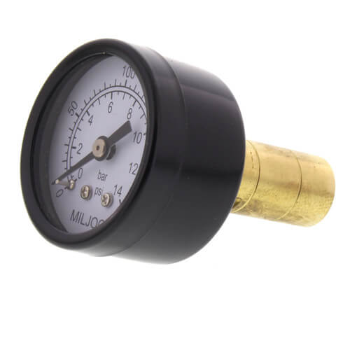 Main product image of 1/2" CTS SharkBite Pressure Gauge, No Tee (Lead Free)