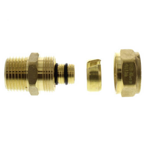 Main product image of 1/2" PEX-AL-PEX x 1/2" MNPT Transition w/ Fitting Assembly