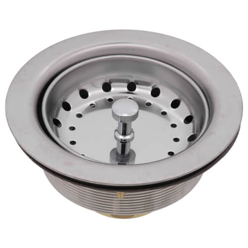 Main product image of Big Boy Stainless Steel Spring Post Basket Strainer (Chrome Finish)