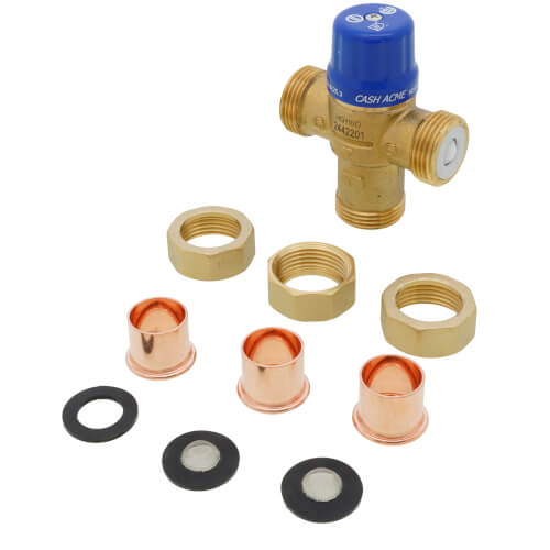 HG110-D, 3/4" Sweat Thermostatic Mixing Valve (Lead Free)