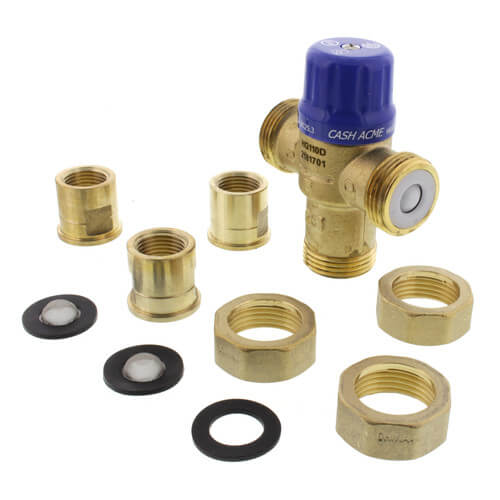 HG110-D, 1/2" FNPT Thermostatic Mixing Valve (Lead Free)