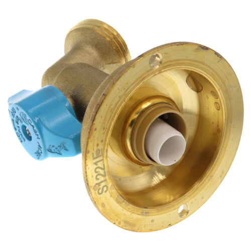 24620LF SharkBite 24620LF 1/2" PushFit x 3/4" MHT 90° Hose Bibb