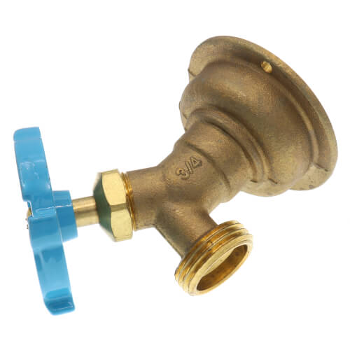 Main product image of 3/4" Push-Fit x 3/4" MHT 90-Degree Hose Bibb - Multi-Turn (Lead Free)