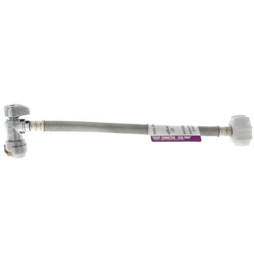Main product image of 1/2" Sharkbite x 7/8" Ballcock ClickSeal Toilet Connector, 12" Length (Lead Free)
