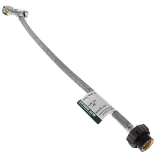 Main product image of 1/2" Sharkbite x 1/2" NPSM ClickSeal Faucet Connector, 20" Length (Lead Free)