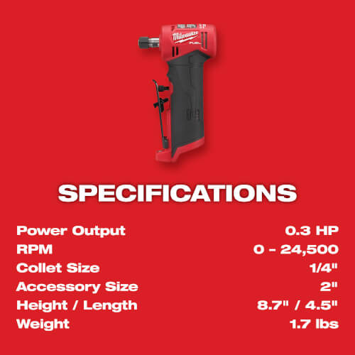 Main product image of M12 FUEL 1/4" Right Angle Die Grinder Kit