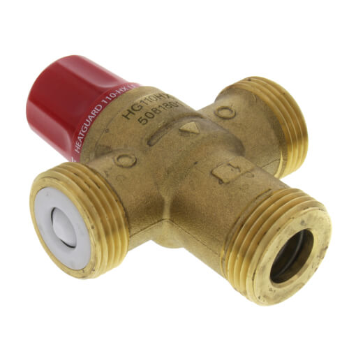 Main product image of HG110-HX , 3/4" Heatguard Thermostatic Mixing Valve w/ Sharkbite Connectors and Integral Checks (Lead Free)