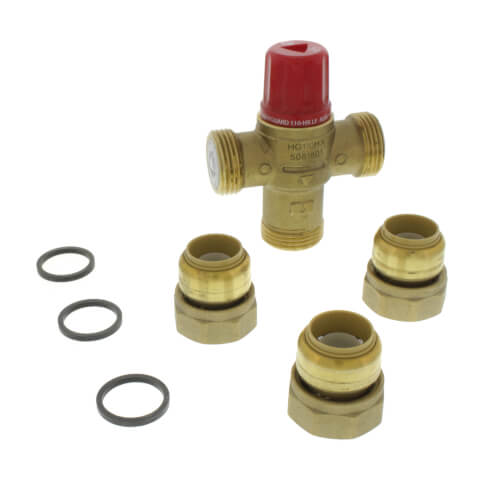 Main product image of HG110-HX , 3/4" Heatguard Thermostatic Mixing Valve w/ Sharkbite Connectors and Integral Checks (Lead Free)