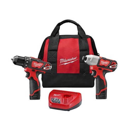 Main product image of M12 3/8" Drill/Driver & 1/4" Hex Impact Driver 2-Tool Combo Kit