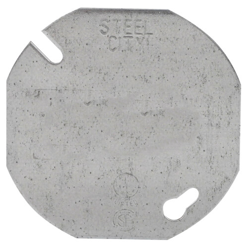 Main product image of 3-1/2" Round Box Cover, Flat, for Use w/ Round & Octagon Boxes