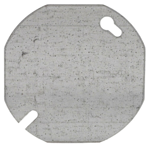 Main product image of 3-1/2" Round Box Cover, Flat, for Use w/ Round & Octagon Boxes