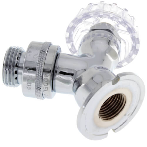 Main product image of Model 24 1/2" FPT Inlet Anti-Siphon Mild Climate Wall Faucet w/ Polycarbonate Handle (Polished Chrome)