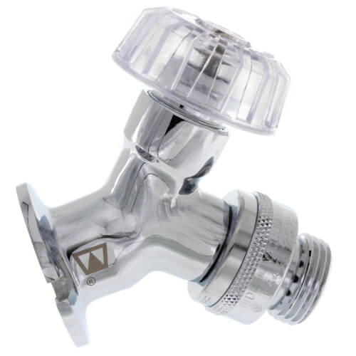 Main product image of Model 24 1/2" FPT Inlet Anti-Siphon Mild Climate Wall Faucet w/ Polycarbonate Handle (Polished Chrome)