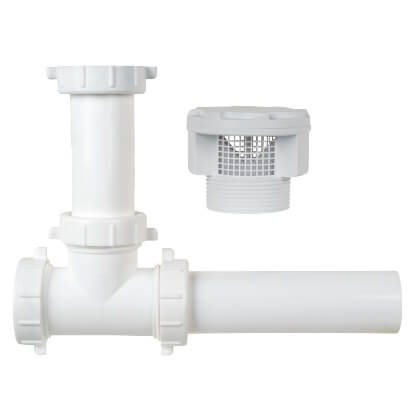 Main product image of TurboVent Air Admittance Valve with Combo Adapter & Tubular Waste Arm Extension