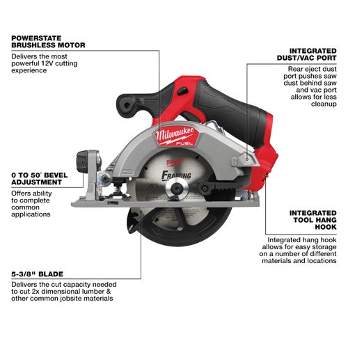 Main product image of M12 Fuel 5-3/8" Circular Saw Kit