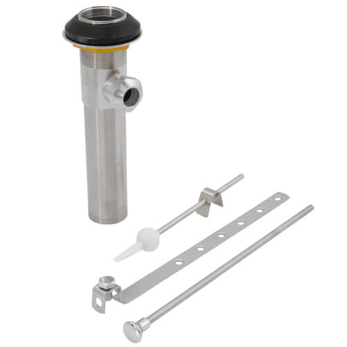 Main product image of Classic Two Handle Centerset Lav Faucet w/ Clear Handles (Metal Pop-Up Drain), 2522LF-MPU