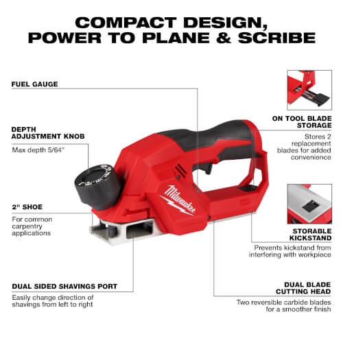 Main product image of M12 BRUSHLESS 2" Planer