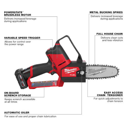 Main product image of 6" M12 FUEL HATCHET Pruning Saw Kit