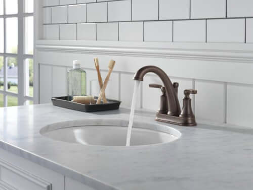 Main product image of Woodhurst Two Handle Bathroom Faucet (Venetian Bronze), 2532LF-RBMPU