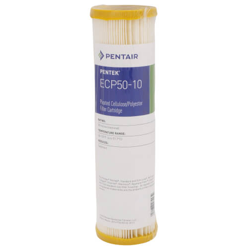 Main product image of ECP50-10, Pleated Cellulose Polyester Sediment Filter Cartridge (50 Microns)