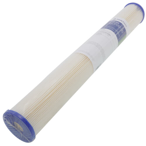Main product image of ECP20-20, Pleated Cellulose Polyester Sediment Filter Cartridge (20 Microns)