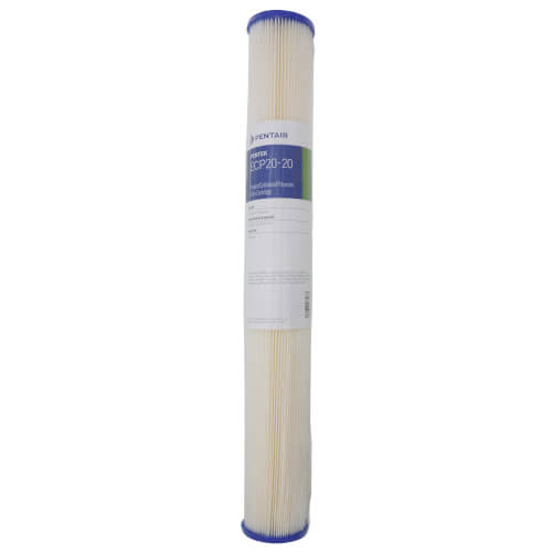 Main product image of ECP20-20, Pleated Cellulose Polyester Sediment Filter Cartridge (20 Microns)