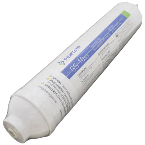 Main product image of GS-10ALS-G, 1/4" Quick-Connect Granular Activated Coconut Carbon & Phosphate Crystals Icemaker Filter System