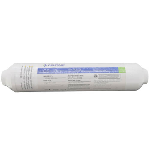 Main product image of GS-10ALS-G, 1/4" Quick-Connect Granular Activated Coconut Carbon & Phosphate Crystals Icemaker Filter System