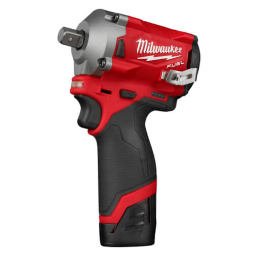 2555P22 Milwaukee 2555P22 M12 Fuel 1/2" Stubby Impact Wrench w