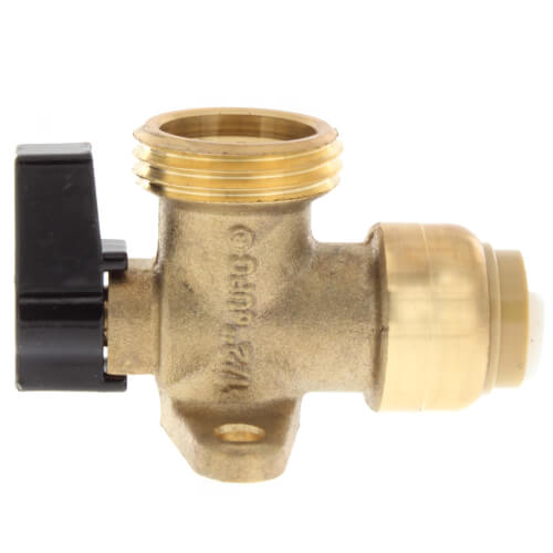 Main product image of 1/2" SharkBite X 3/4" Male Hose Thread Washing Machine Angle Valve
