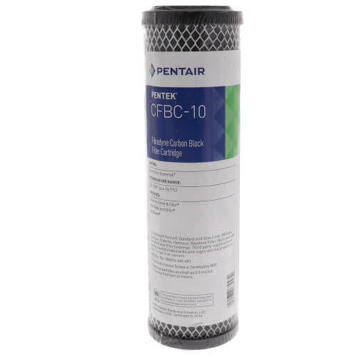Main product image of CFBC-10, Modified Molded Carbon Block Drinking Water Filter Cartridge (0.5 Microns)