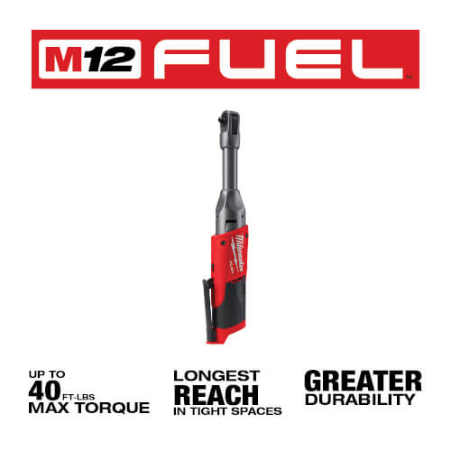 Main product image of M12 FUEL 1/4" Extended Reach Ratchet (Tool Only)