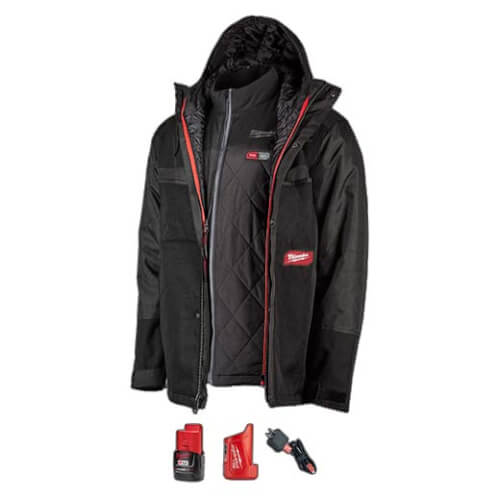 Main product image of M12 Men's Axis Gridiron 3-in-1 Layered Heated Jacket Kit (Large)