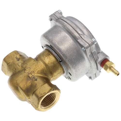 Main product image of 1/2" 2-Way N/C Brass Valve Actuator, 10-15 PSI, Female x Female (2.5 Cv)