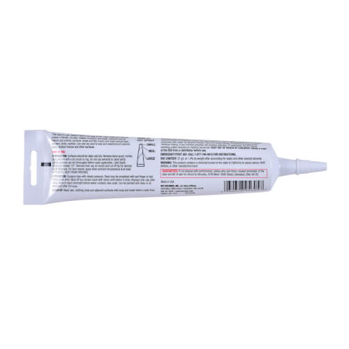 5.5 Fluid Oz. Plumbers Caulk Tube - White
