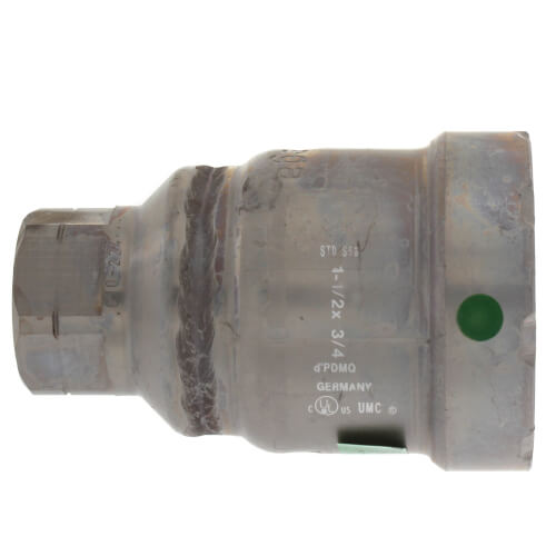 1-1/2" x 3/4" MegaPress Female Adapter (Press x Female)