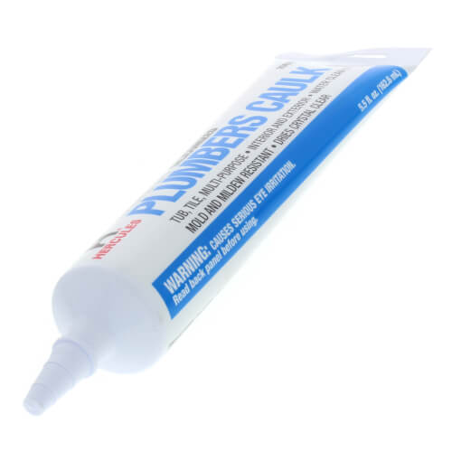 25620 Hercules 25620 5.5 Fluid Oz. Tube Plumbers Caulk Clear