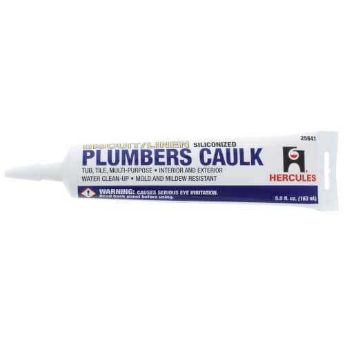 25641 Hercules 25641 6 Fluid Oz. Tube Plumbers Caulk Biscuit/Linen