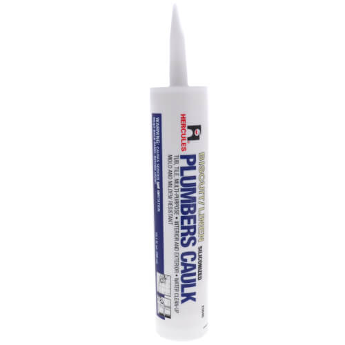 25646 Hercules 25646 11 Fluid Oz. Cartridge Plumbers Caulk Biscuit/Linen